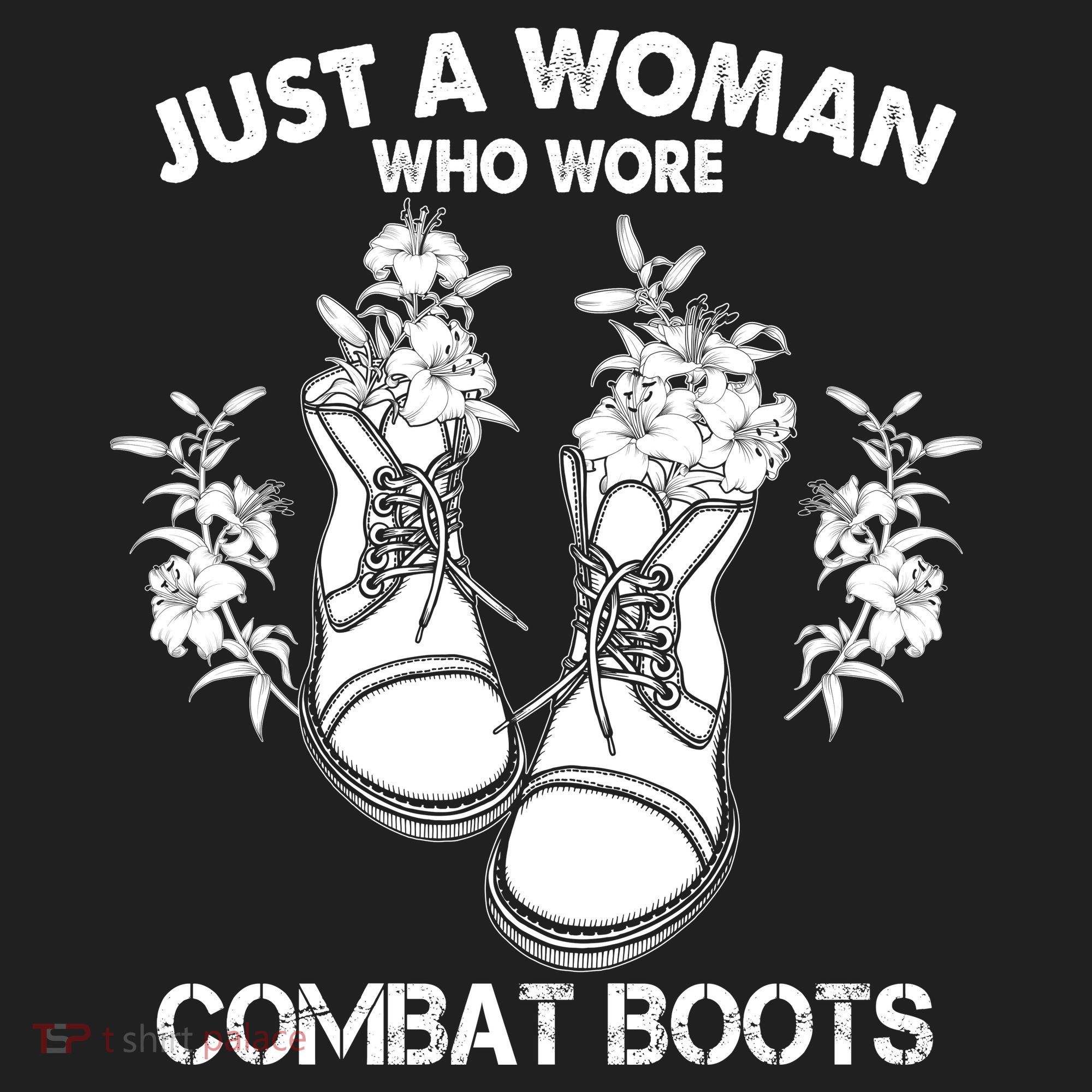 Just A Woman Who Wore Combat Boots Hat