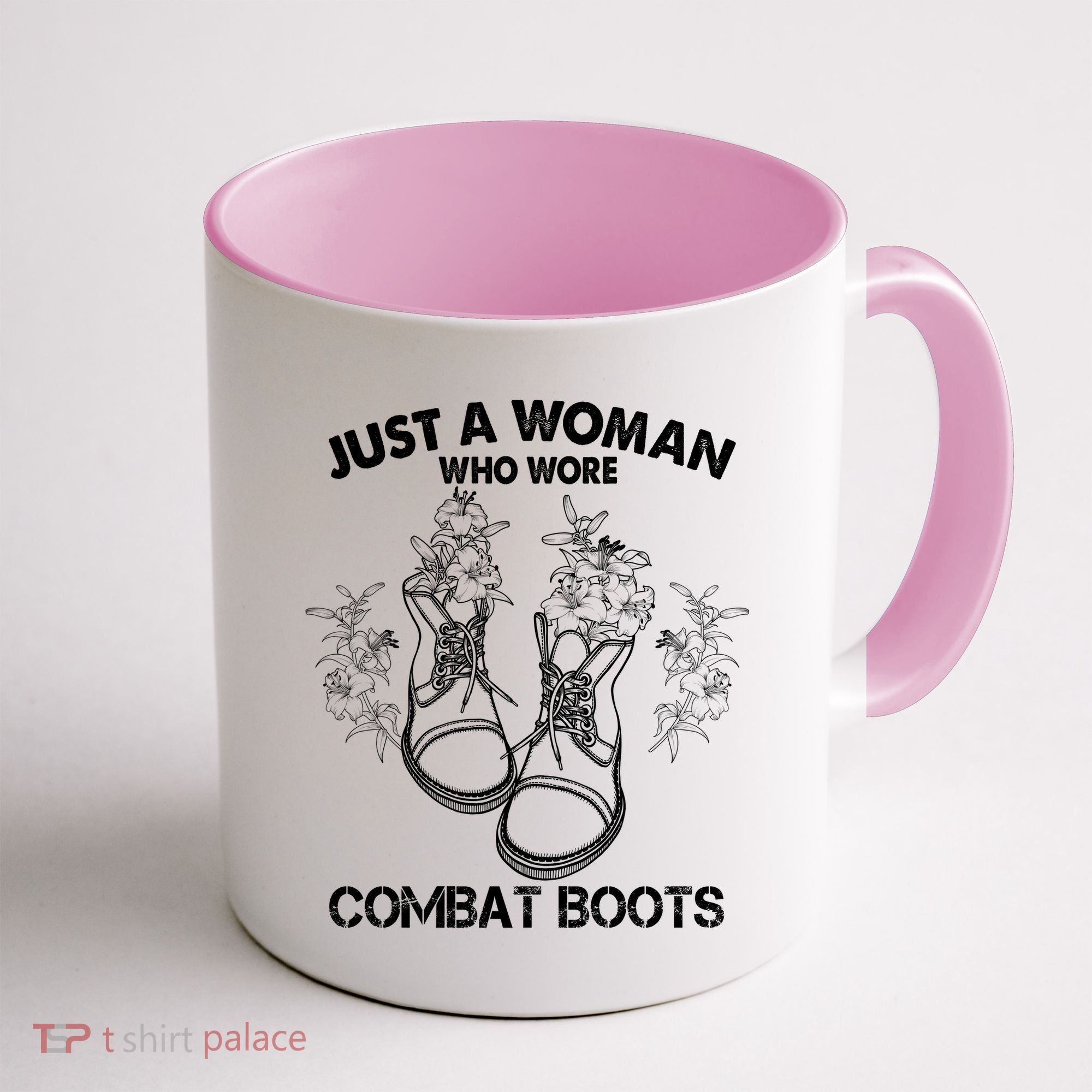 Just A Woman Who Wore Combat Boots Coffee Mug