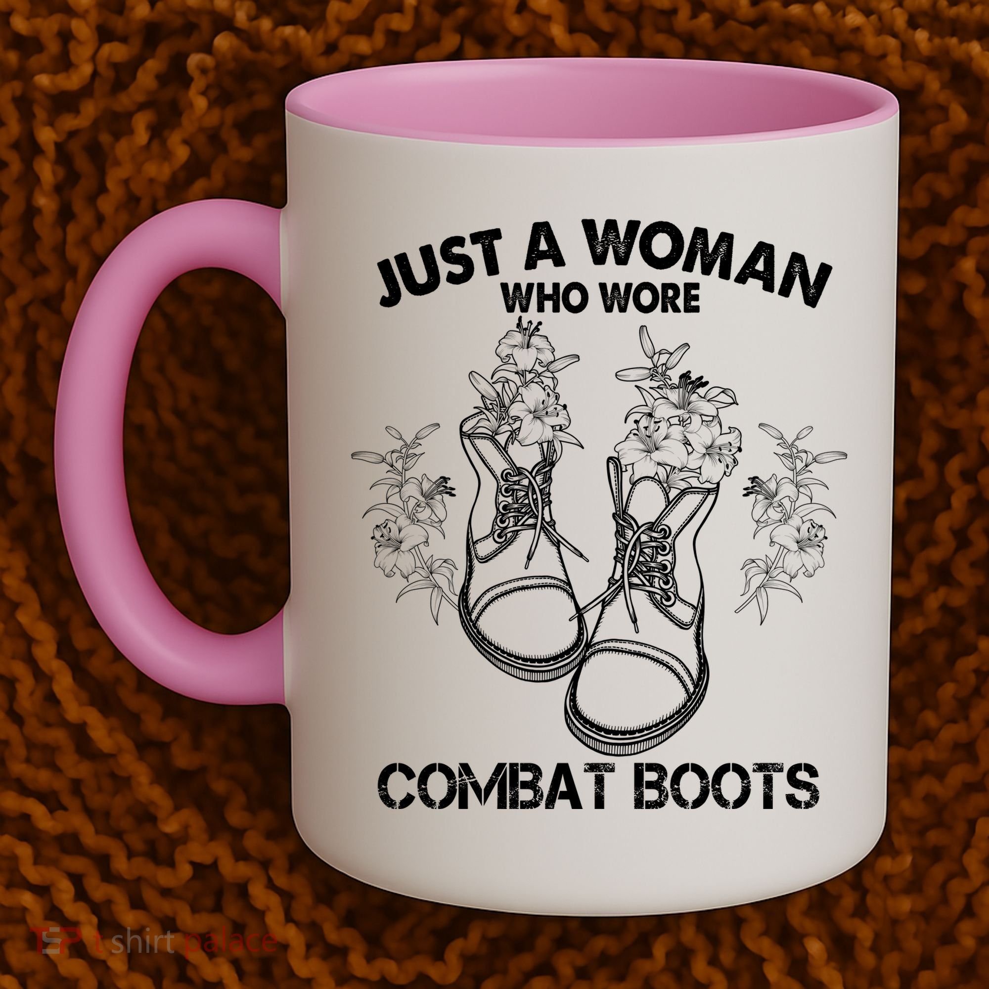 Just A Woman Who Wore Combat Boots Coffee Mug