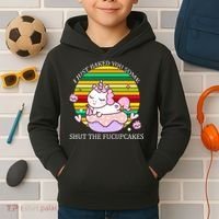Just Baked You Some Shut The F*ucupcakes Kids Hoodie thumb 2