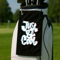 Just Be Cool Golf Towel thumb 2