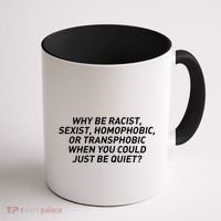 Just Be Quiet Coffee Mug thumb 1