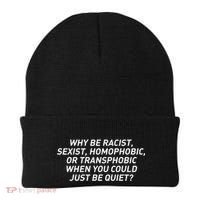 Just Be Quiet Beanie thumb 0
