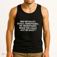 Just Be Quiet Tank Top thumb 3