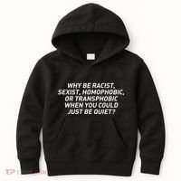 Just Be Quiet Kids Hoodie thumb 0