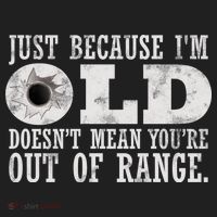 Just Because I'm Old Doesn't Mean Your Out Of Range Golf Towel thumb 3