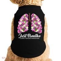 Just Breathe Cystic Fibrosis Awareness Doggie Tank thumb 0