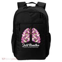 Just Breathe Cystic Fibrosis Awareness Backpack thumb 0