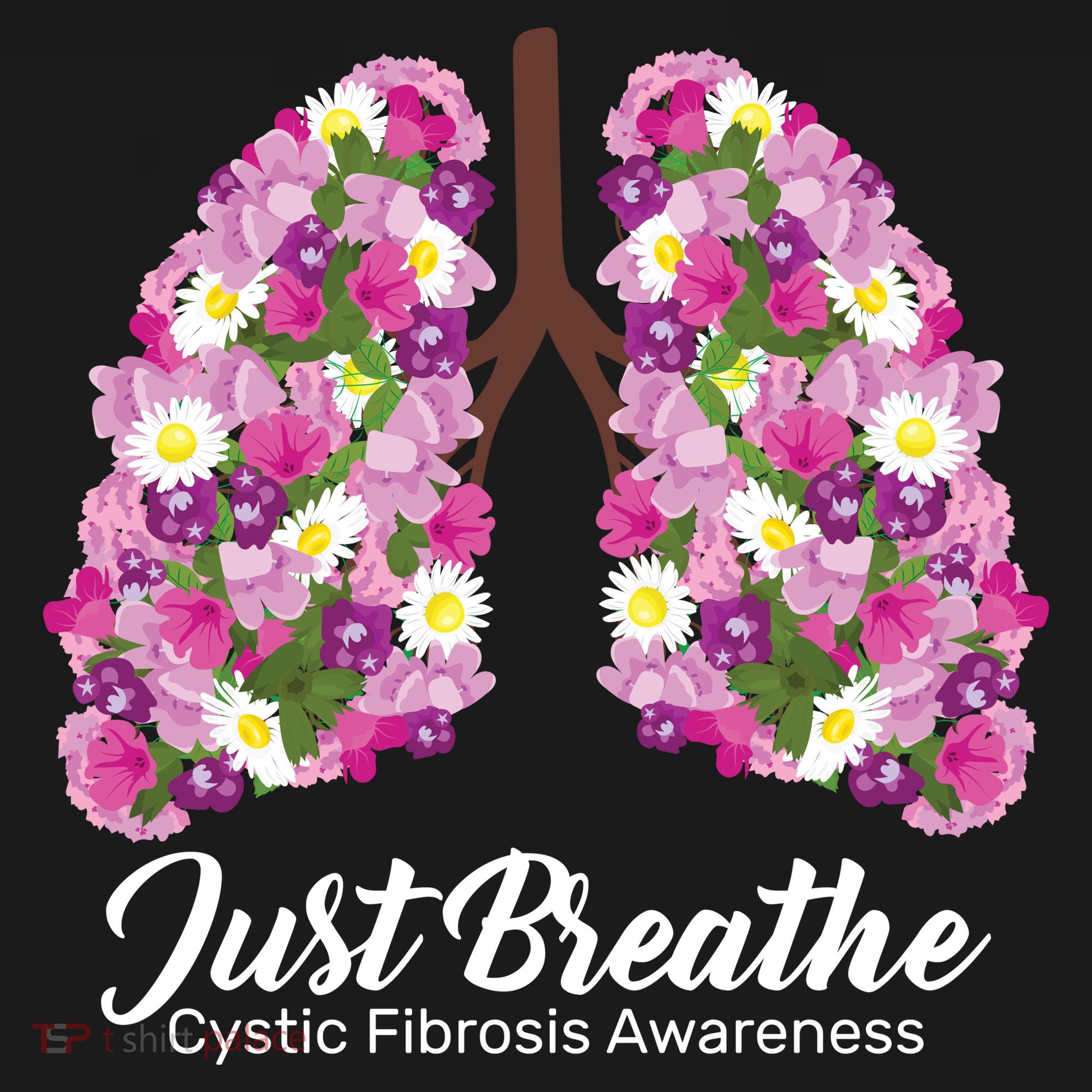 Just Breathe Cystic Fibrosis Awareness Women's Hoodie