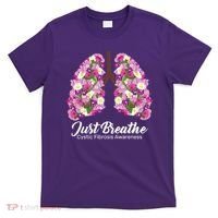 Just Breathe Cystic Fibrosis Awareness T-Shirt thumb 0