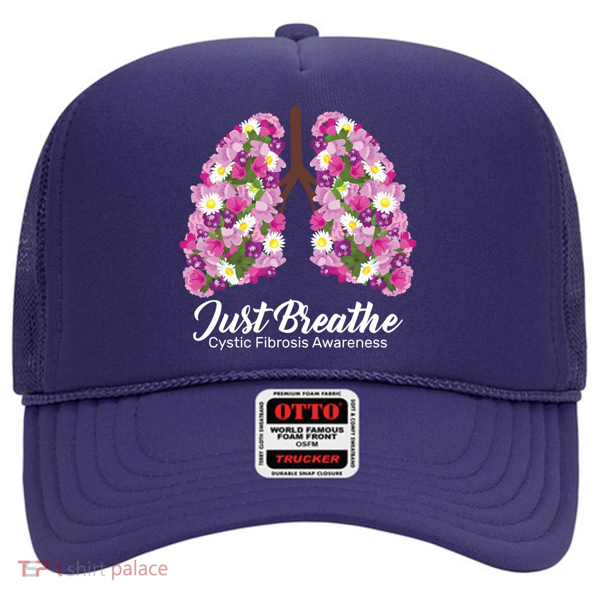Just Breathe Cystic Fibrosis Awareness Hat