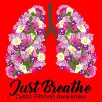 Just Breathe Cystic Fibrosis Awareness Santa Hat thumb 1