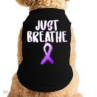 Just Breathe Cystic Fibrosis Cancer Doggie Tank thumb 0