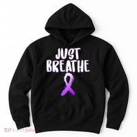 Just Breathe Cystic Fibrosis Cancer Hoodie thumb 0