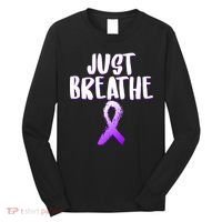 Just Breathe Cystic Fibrosis Cancer Long Sleeve Shirt thumb 0