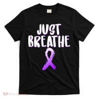 Just Breathe Cystic Fibrosis Cancer T-Shirt thumb 0