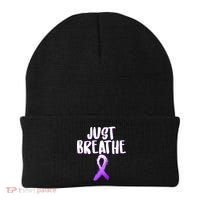 Just Breathe Cystic Fibrosis Cancer Beanie thumb 0