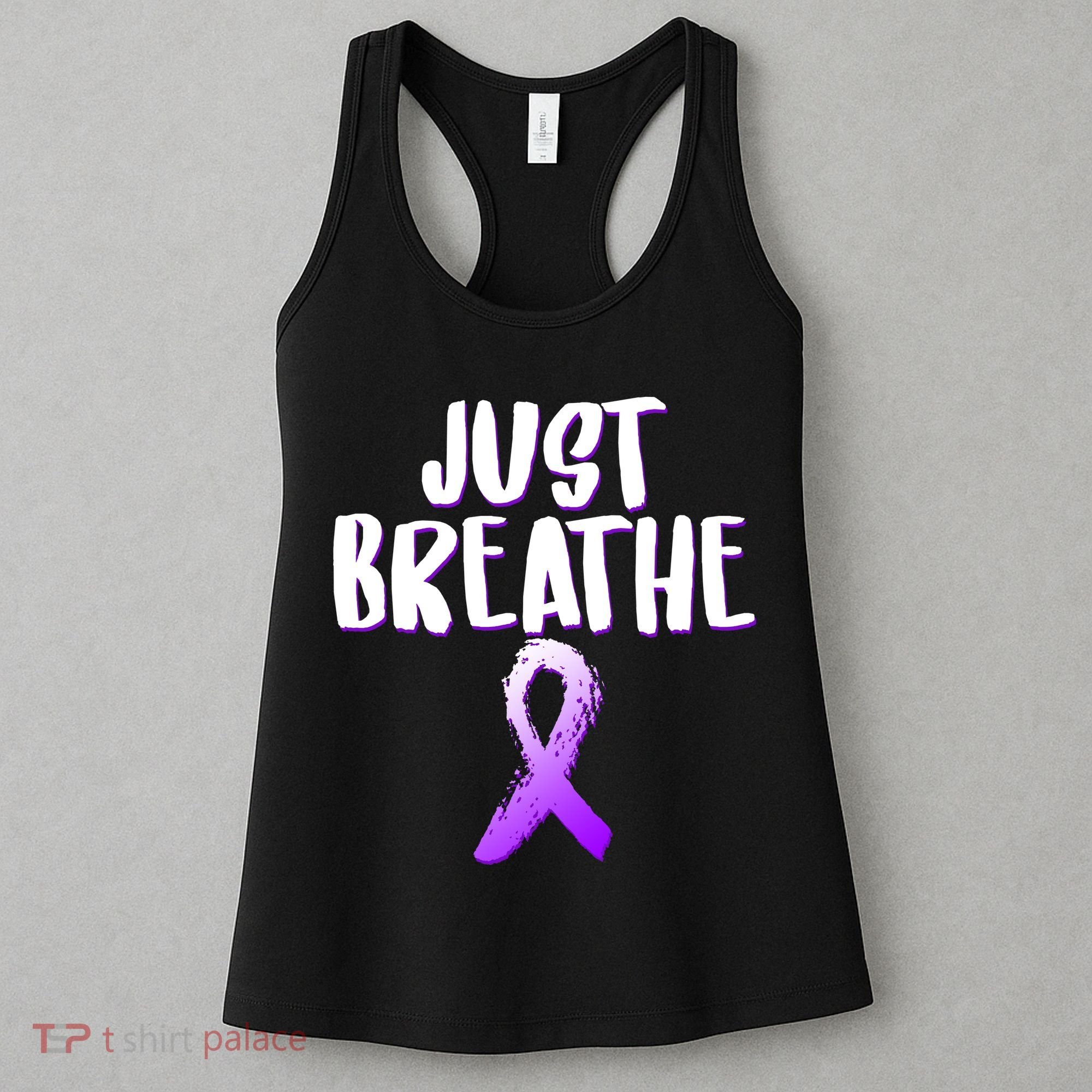 Just Breathe Cystic Fibrosis Cancer Women's Tank Top