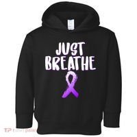 Just Breathe Cystic Fibrosis Cancer Toddler Hoodie thumb 0