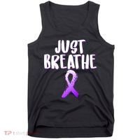 Just Breathe Cystic Fibrosis Cancer Tank Top thumb 0