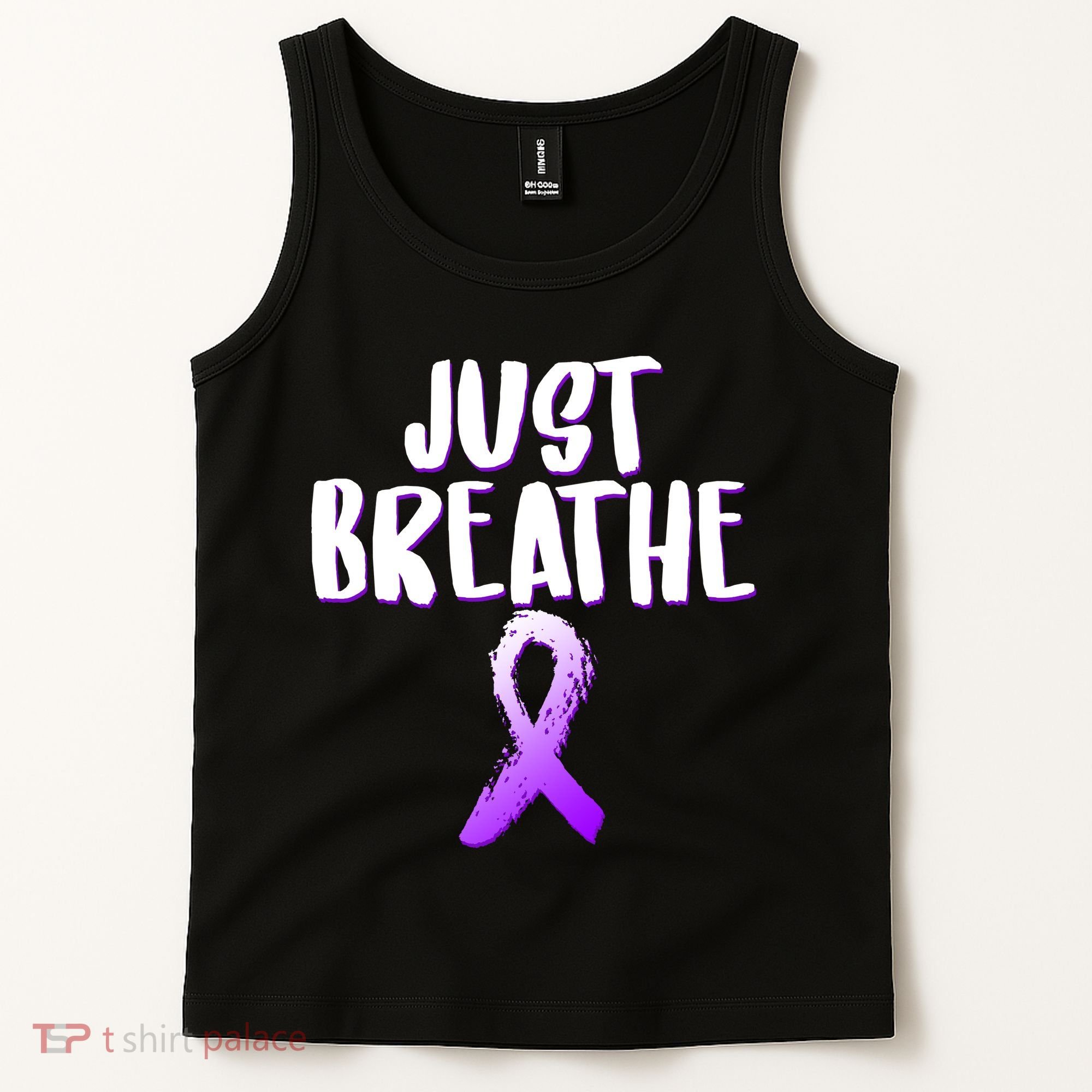 Just Breathe Cystic Fibrosis Cancer Tank Top