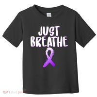 Just Breathe Cystic Fibrosis Cancer Toddler T-Shirt thumb 0