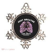 Just Breathe Cystic Fibrosis Lung Flowers Ornament thumb 0