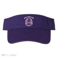 Just Breathe Cystic Fibrosis Lung Flowers Visor thumb 0
