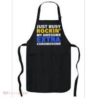 Just Busy Rockin My Awesome Extra Chromosome Apron thumb 0