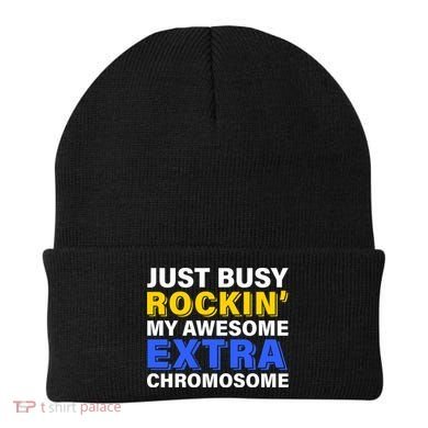 Just Busy Rockin My Awesome Extra Chromosome Beanie