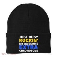 Just Busy Rockin My Awesome Extra Chromosome Beanie thumb 0