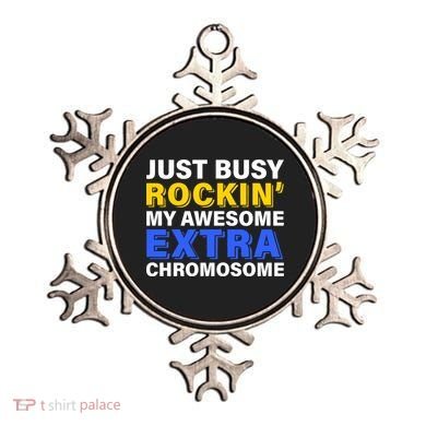 Just Busy Rockin My Awesome Extra Chromosome Ornament