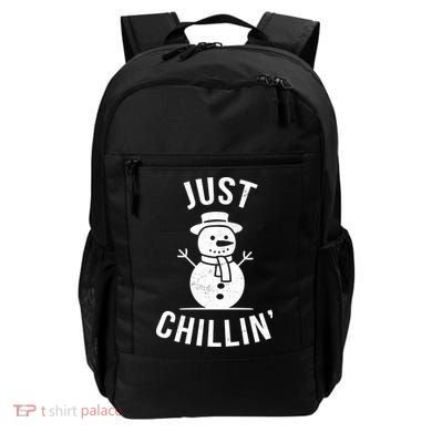 Just Chillin Snowman Backpack