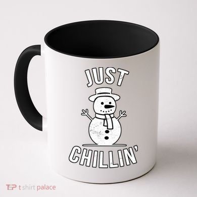 Just Chillin Snowman Coffee Mug
