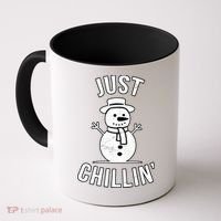 Just Chillin Snowman Coffee Mug thumb 0