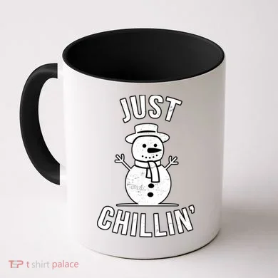 Just Chillin Snowman Coffee Mug