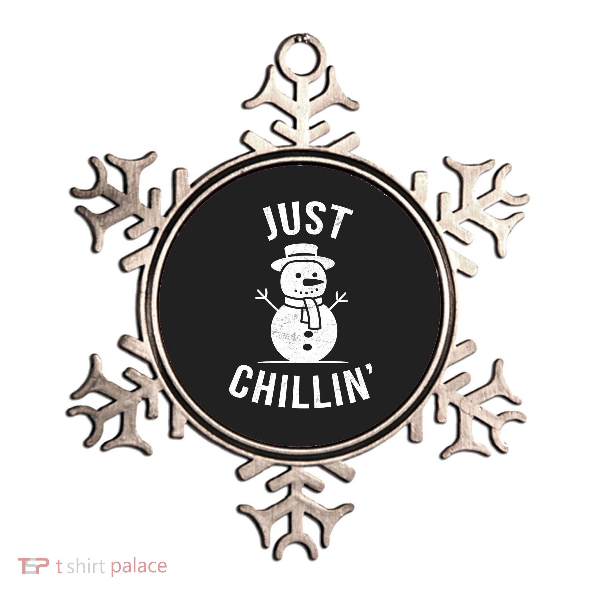 Just Chillin Snowman Ornament