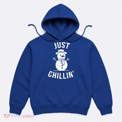 Just Chillin Snowman Hoodie