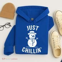 Just Chillin Snowman Hoodie thumb 4