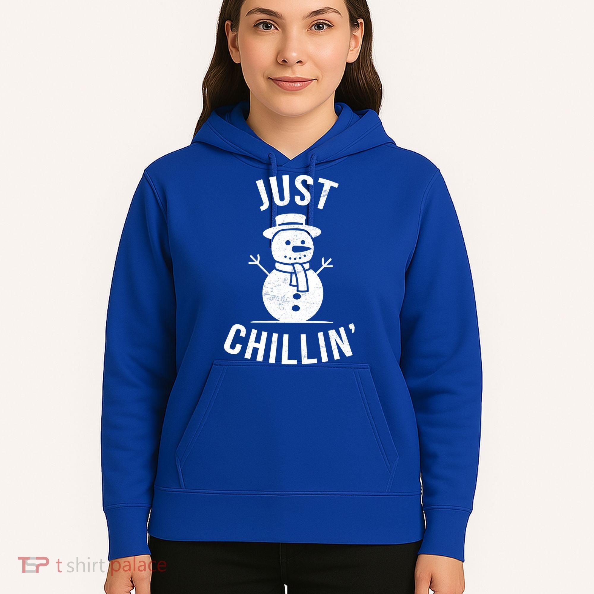 Just Chillin Snowman Hoodie