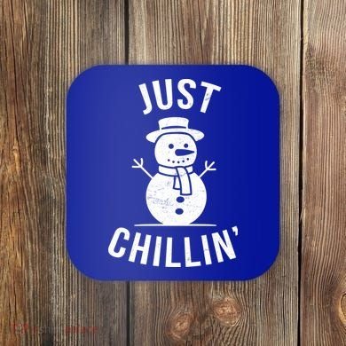 Just Chillin Snowman Coaster