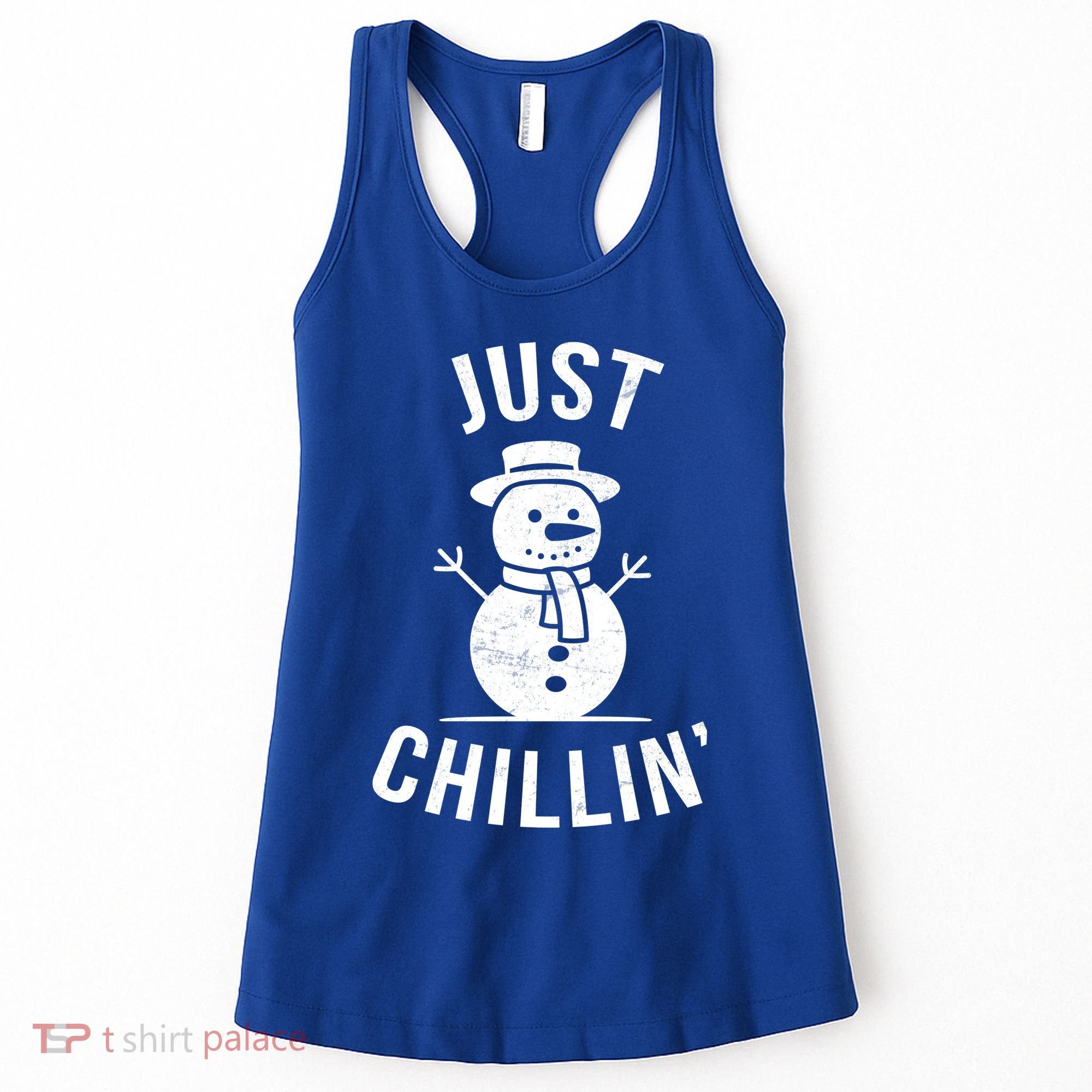 Just Chillin Snowman Women's Tank Top