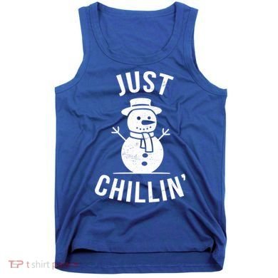 Just Chillin Snowman Tank Top