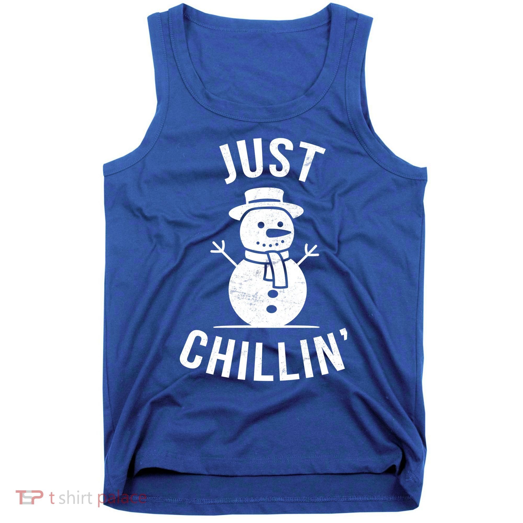 Just Chillin Snowman Tank Top