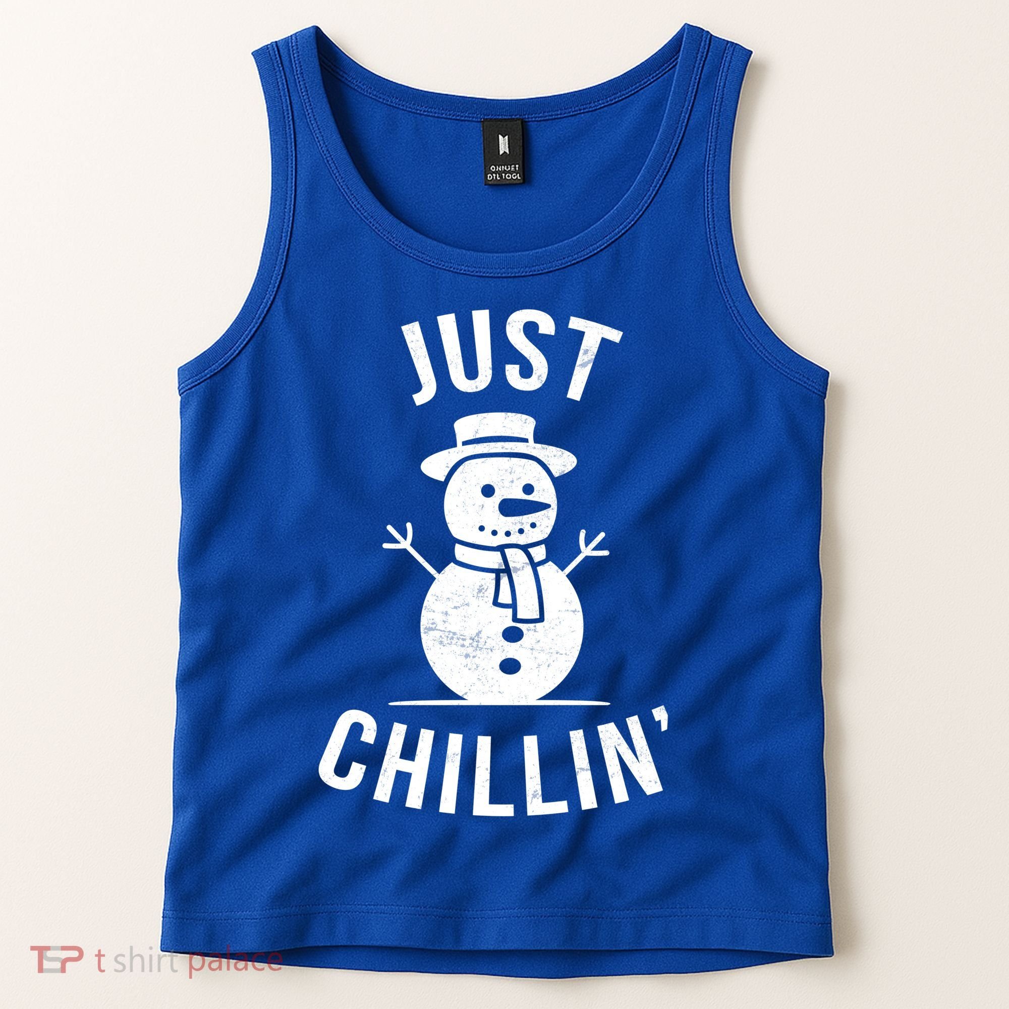 Just Chillin Snowman Tank Top