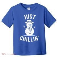 Just Chillin Snowman Toddler T-Shirt thumb 0