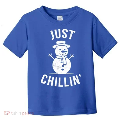 Just Chillin Snowman Toddler T-Shirt