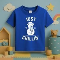 Just Chillin Snowman Toddler T-Shirt thumb 3