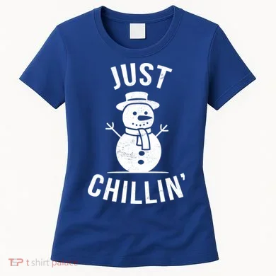 Just Chillin Snowman Women's T-Shirt
