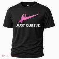 Just Cure It Breast Cancer Awareness Cooling Performance Crew T-Shirt thumb 0